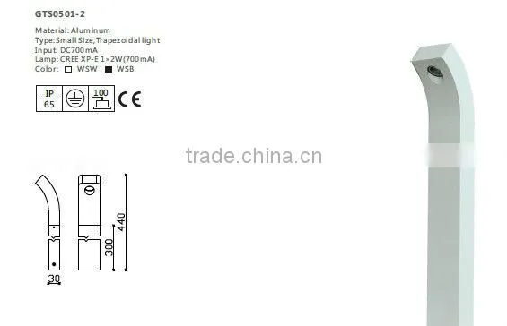 Popular IP65 2W Outdoor Garden Bollard Light LED