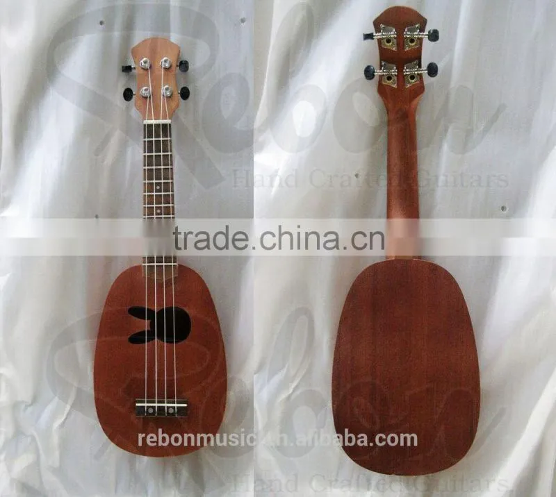 21 inch ukulele with rabbit sound hole
