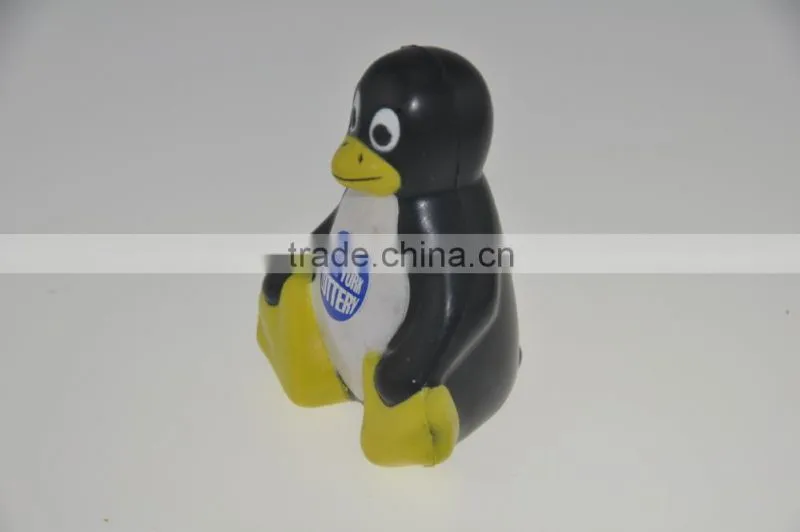 Lovely PU penguin stress ball toy