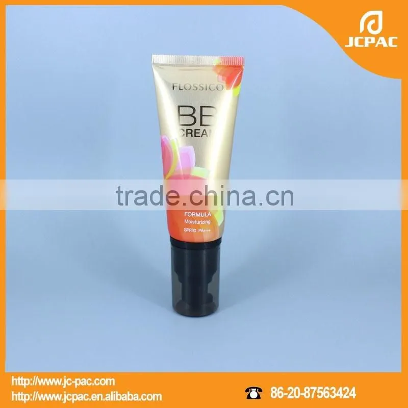 Hot Stamping Plastic Cosmetic Pump Nozzle Tubes, Pump Packaging Tube