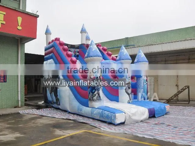 offer different shape and size commercial inflatable toys with frozen slide
