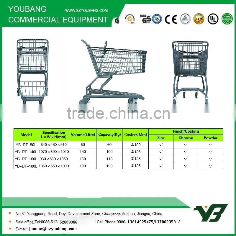 American style shopping carts/supermarket shopping trolley