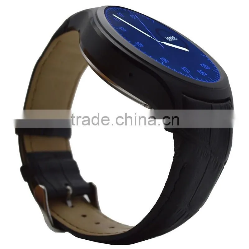 D5 1.3" 360x360 Android 4.4 OS 512MB + 4GB MTK6572 Smart Watch with SIM Wifi Bluetooth Heart Rate Smartwatch
