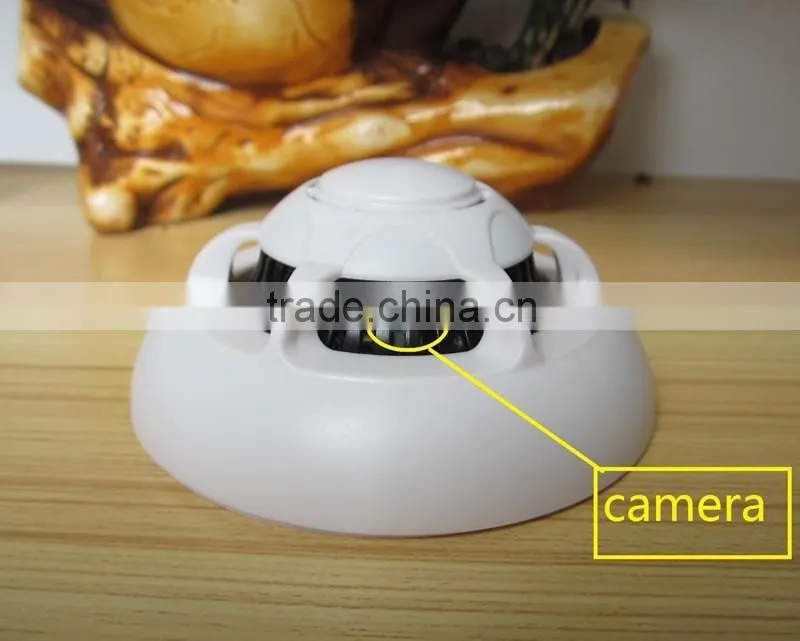 Smoke Detector IP Wireless Network P2P hidden ip camera smoke detector