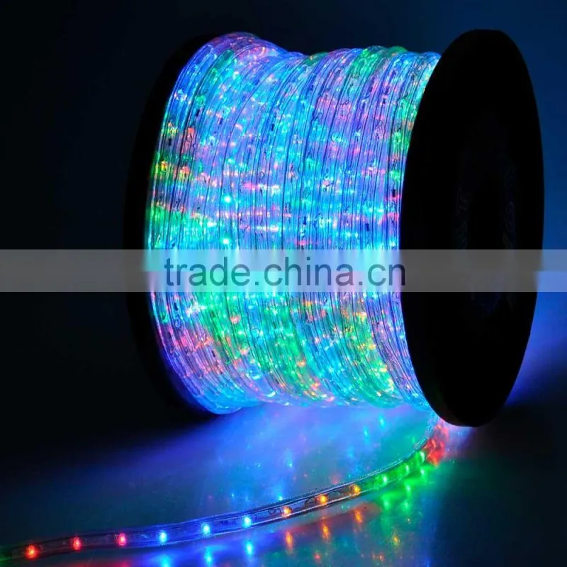 10mm width High brightness color led rope light