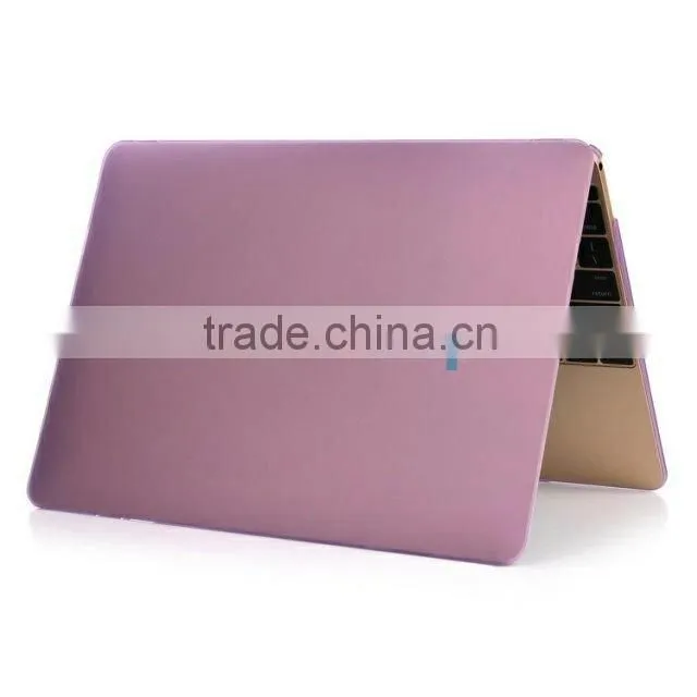 Wholesale Colored Plastic Hard Shell Case For 2015 MacBook 12 inch A1534 Purple