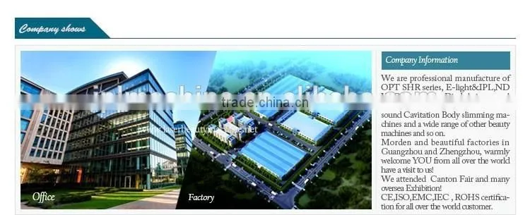 2016 multifunctional ipl rf nd yag