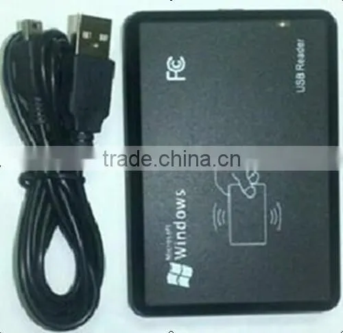 Hot sale fast in reading EM-ID or IC card 125khz rfid desktop reader with usb