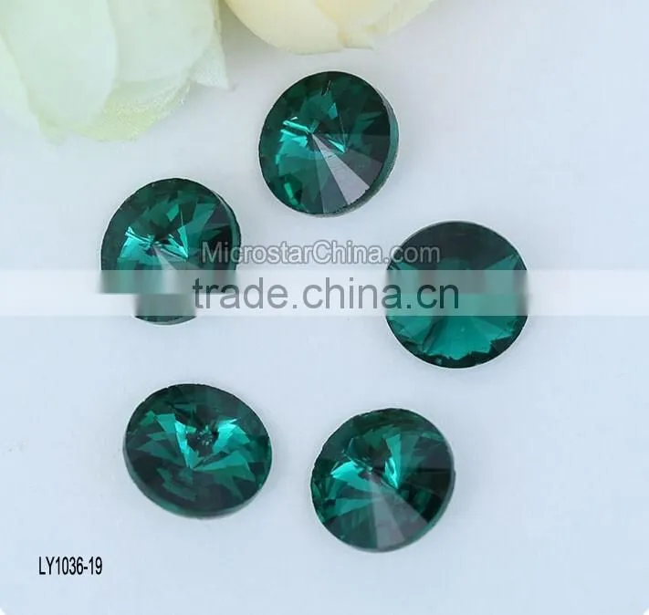 wholesale DIY pointed 6-30mm colorful crystal beads