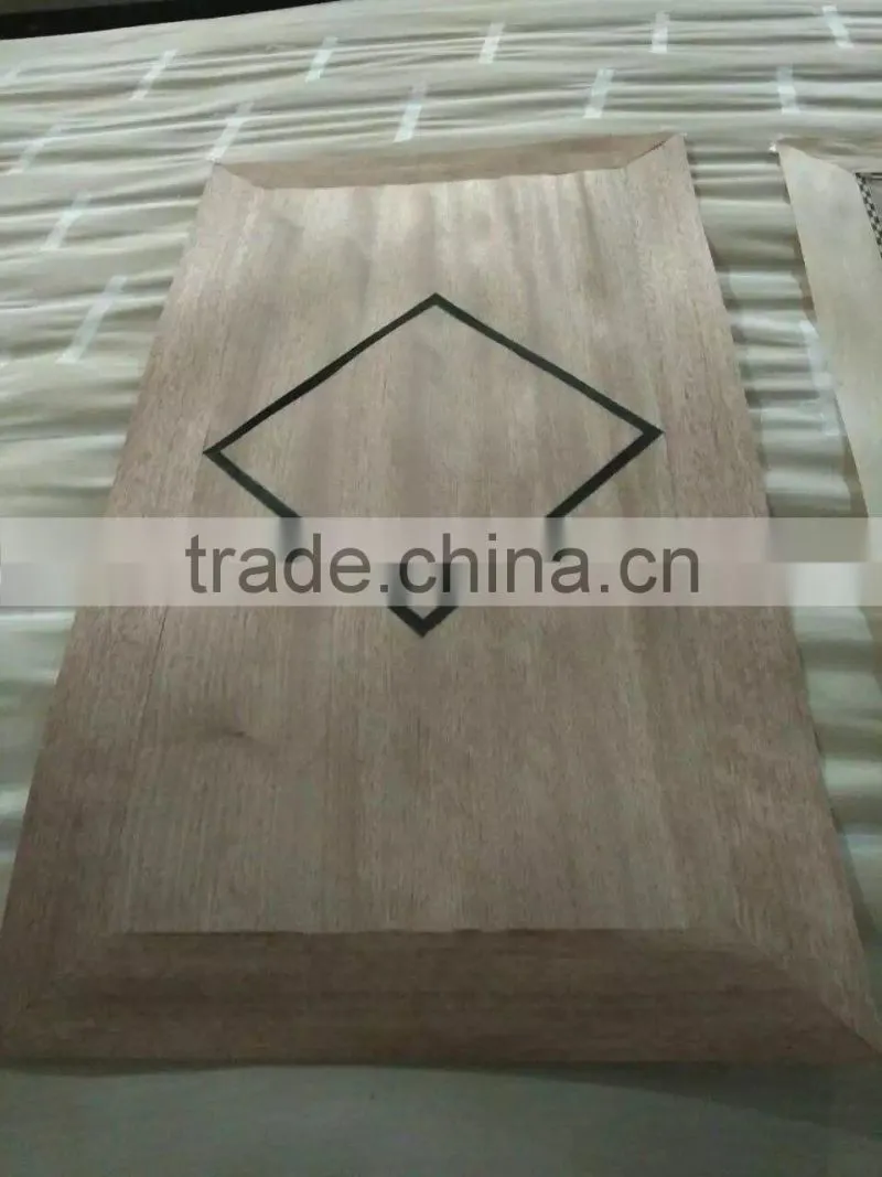 fancy single wood room door design