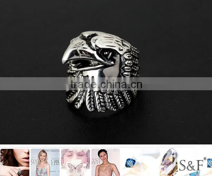 14531136 eagle steel ring wholesale stainless steel jewelry in usa