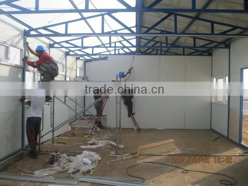 adjustable sandwich panel house , prefabeicated house, China alibaba modular house