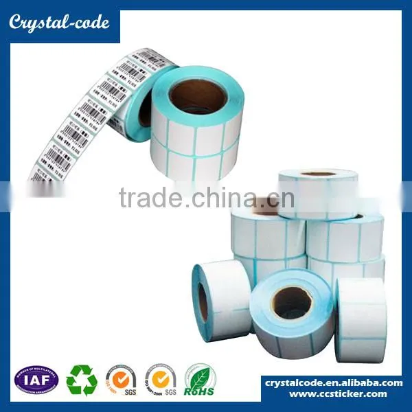 Weighing paper folding thermal label paper roll for handbags