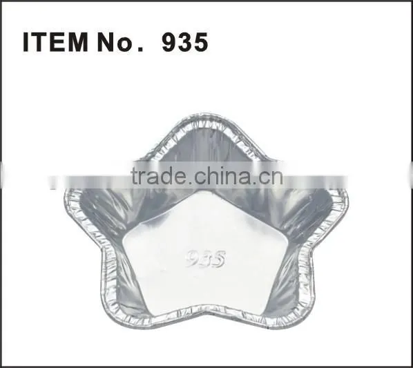 foil containers cake pan packaging specialty star shape cake holder