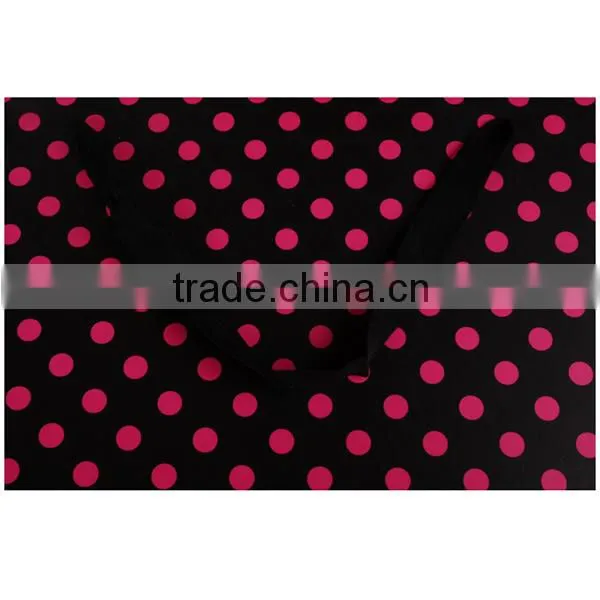 Luxury Small Dots Print Paper Gift Bag
