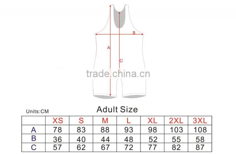 China Club competition dry fit customized heat transfer wrestling jersey