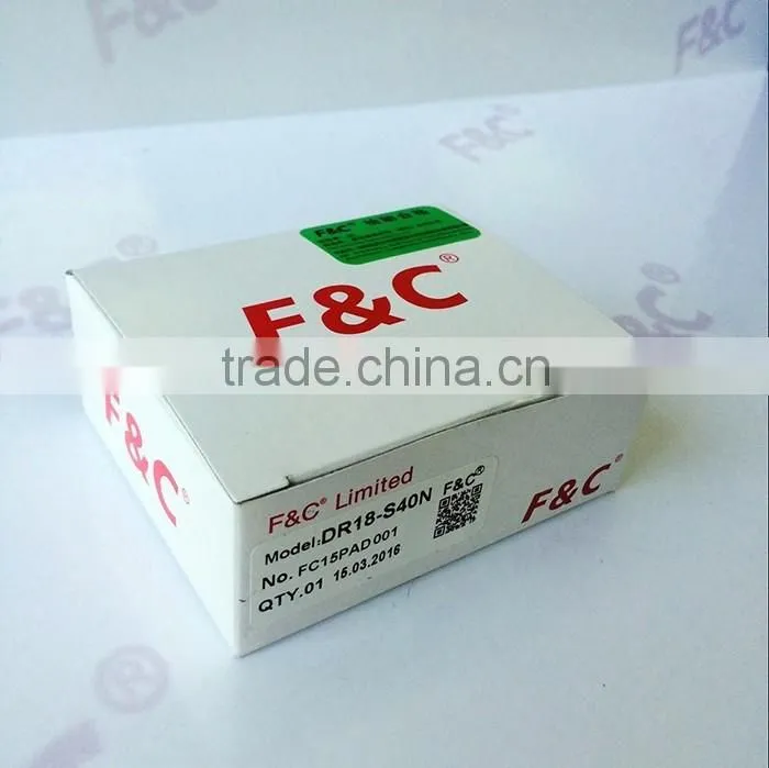 F&C DR18RI-S40N R2M M18 40cm sensing Diffuse photoelectric sensor