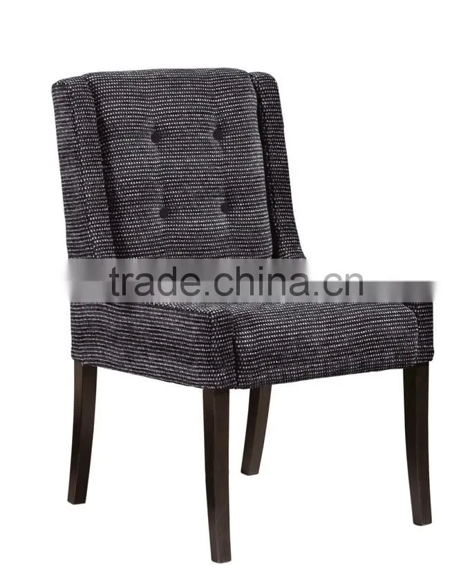 Comfortable upholstered wooden modern cafe chair YA70119