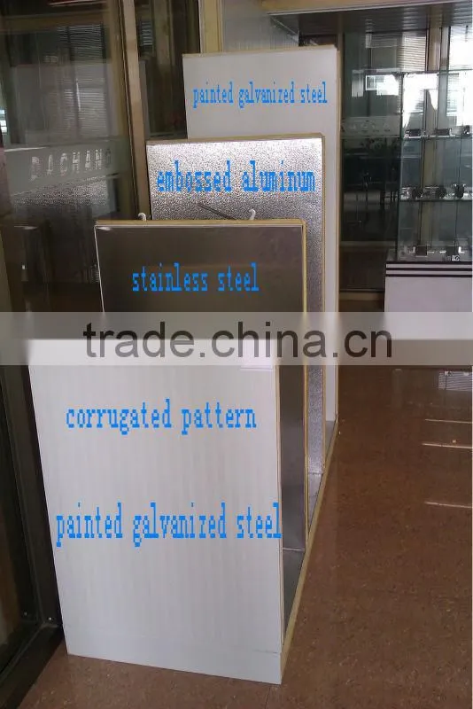 Glass doors freezer room