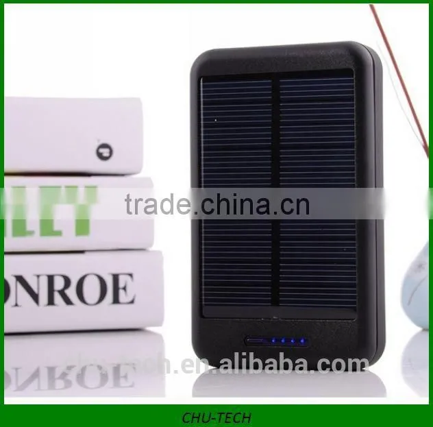 Dual USB output 10000mah solar charger for iphone ipad PSP samsung