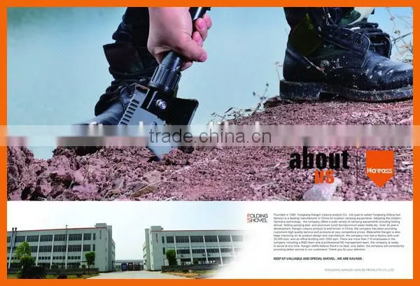 High quality iron garden folding shovel LD104G