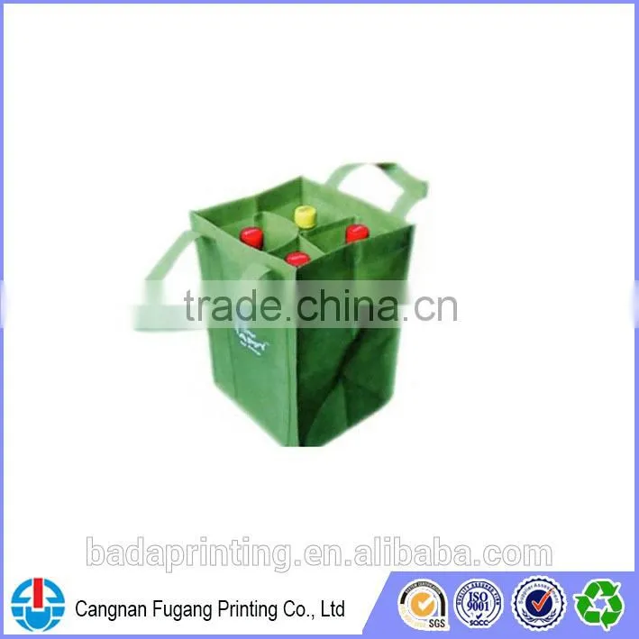 Non- woven wine bottle gift bag with high quality