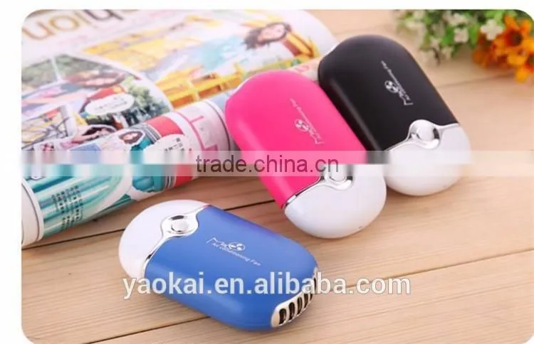 Environmental USB Fan Ventilador Portatil Rechargeable Holder Air Conditioner Abanicos Mini Fan for Laptop 400MA 5V ABS