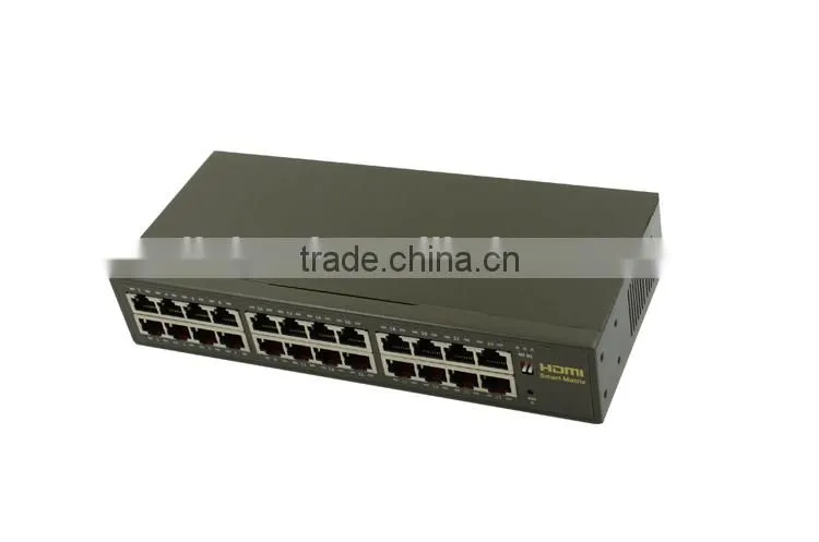 LM-GES24 Work with LM-EX22 HDMI Smart Matrix,24-Port 8K MAC Address Ethernet Switch