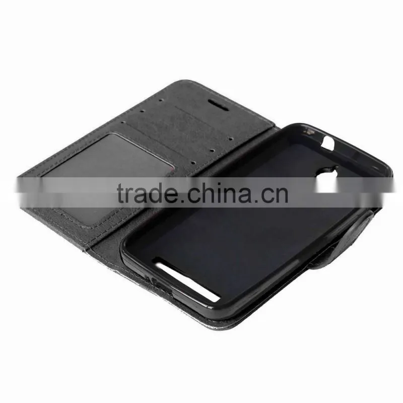 Hot sale PU Leather Mobile Phone Flip Wallet Kickstand Case for ASUS Zenfone C ZC451CG