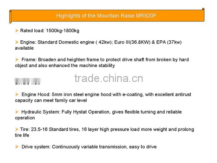 articulated small farm mini wheel loader with price list for sale