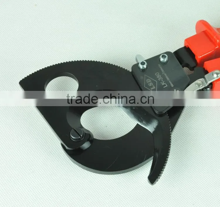 china manufaturer with 10 year experience offer heavy duty copper-aluminum cable cutter 380mm2 max paint head cable cutting tool