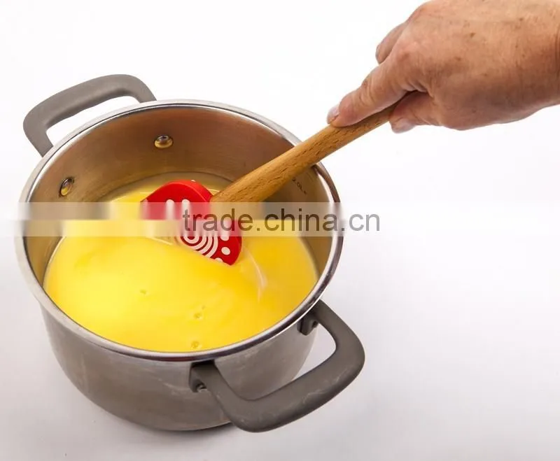 Perfect Kitchen Bakeware Kit Colorful Silicone Rubber Spatula 3 Pcs Set