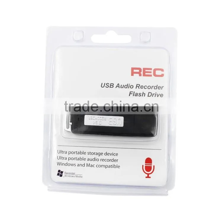 8gb usb flash drive bulk audio voice recorder Built-in Rechargeable Lithium Battery