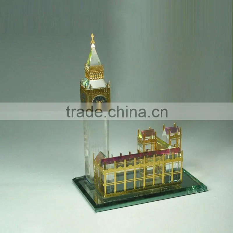 Latest design crystal building model