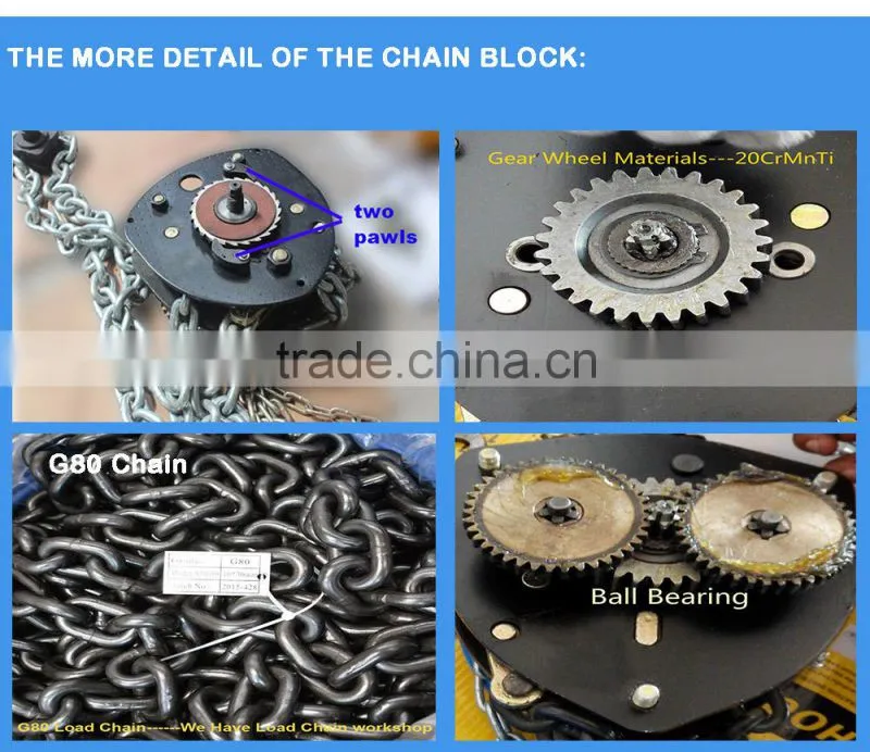 chain block manual chain block chain block with CE