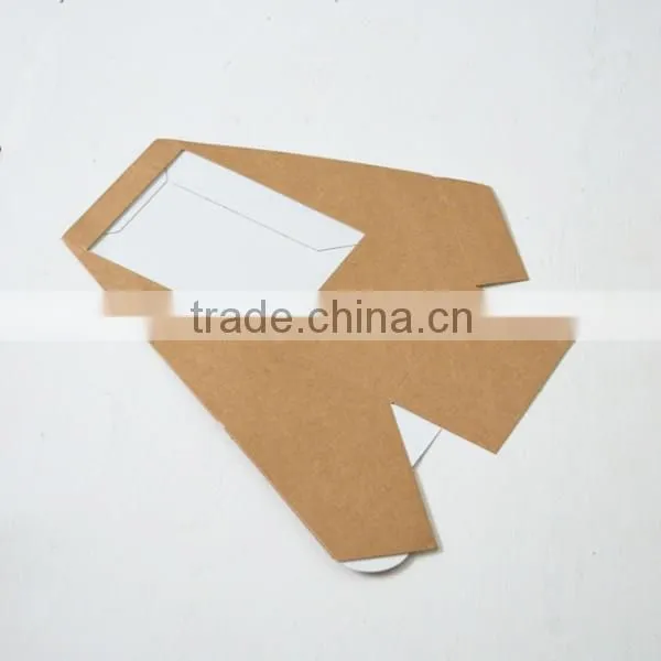 brown kraft paper Custom Logo Design Triangle Paper Sandwich Box with PP Window