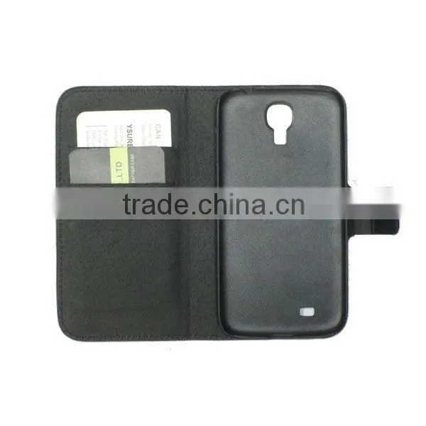 leather case for Pantech SKY Vega No.5 T100K with card slot and magnetic closure
