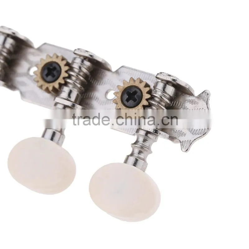 Machines Tuners Pegs Tuning Key with White Pearl Plastic Knobs 4L+4R for Mandolin