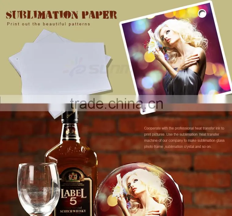 2015 factory directly heat press A4 sublimation paper