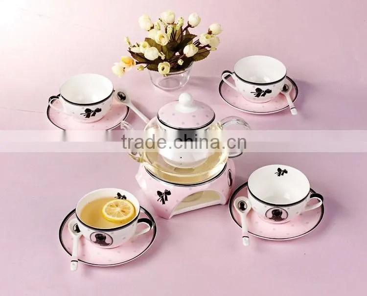 Good Quality Creative Customized Fancy Bone China Ceramics Tea Set