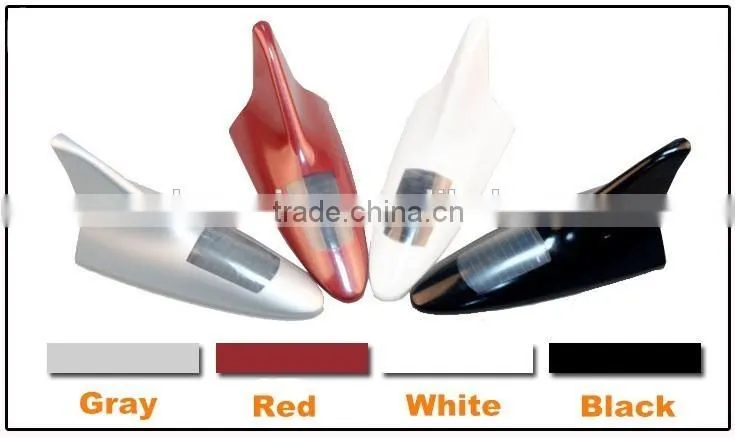 Shark fin Solar energy car roof anti chasing tail light