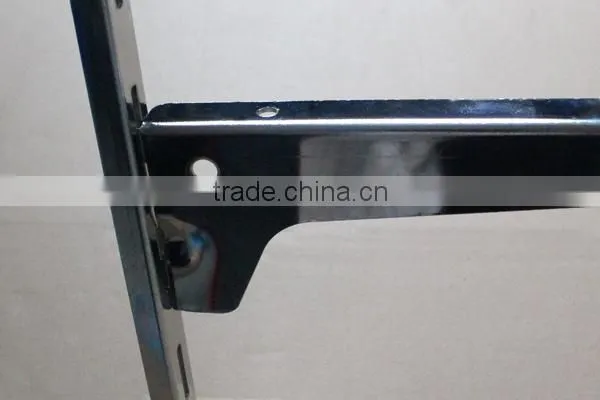 Supermarket Shelf Accessories customized upright post metal for brackets