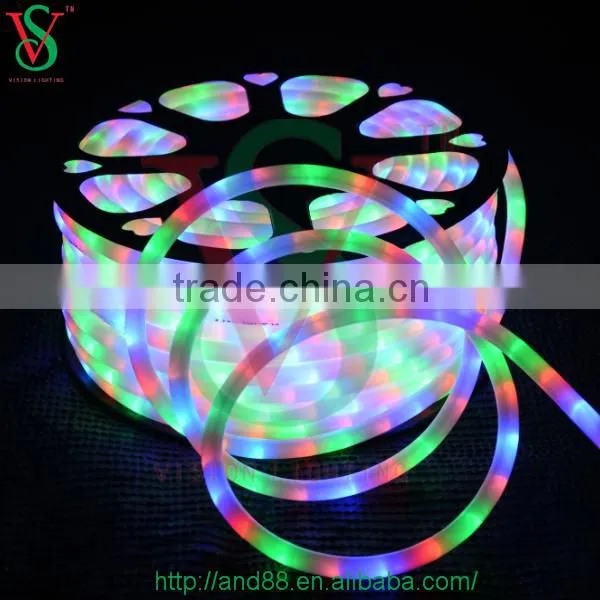 RGB Round dimmable led rope lights for christmas ornament