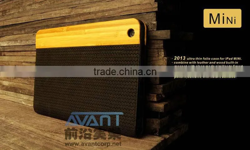 Natural Real Wood Tablet PC Cover for iPadmini