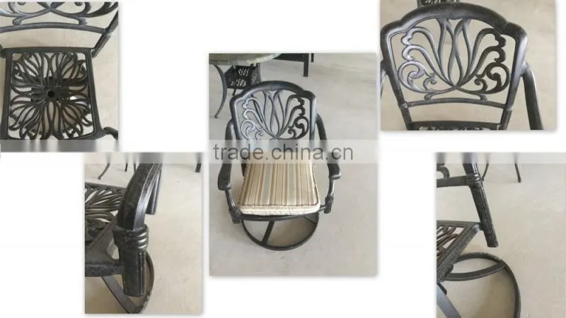 aluminum egg chair round comfortable swivel chair