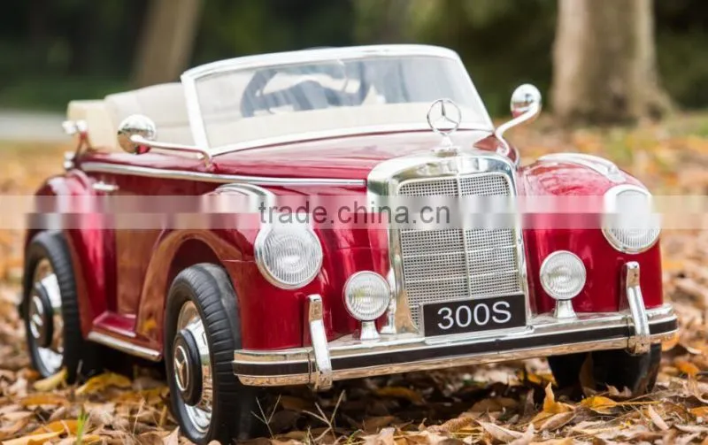 licensed mercedes benz 300s 12v battery operated car toy ride on car for kids with 2.4G R/C