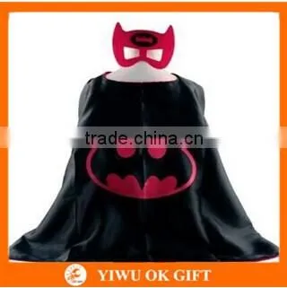 Hot Sale Halloween Kids Super Hero Capes Blue Color Superhero Cap With Masks
