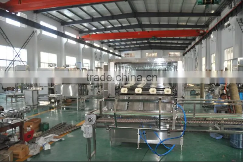 Automatic 5 Gallon barrel drinking water filling machine / bottling line
