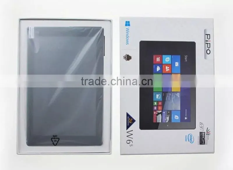 Pipo W6 WiFi Tablet PC Intel Z3735F Quad Core 8.9 Inch Win 8.1 FHD IPS 2GB 32GB