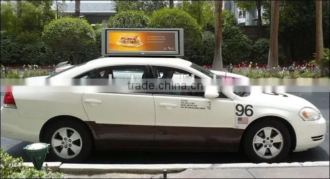 Taxi top led display P5 led display hd china xxx video advertising